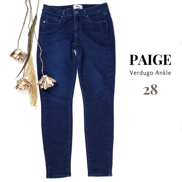 New PAIGE Verdugo Ankle Skinny Jeans Size 28 - Picture 1 of 12
